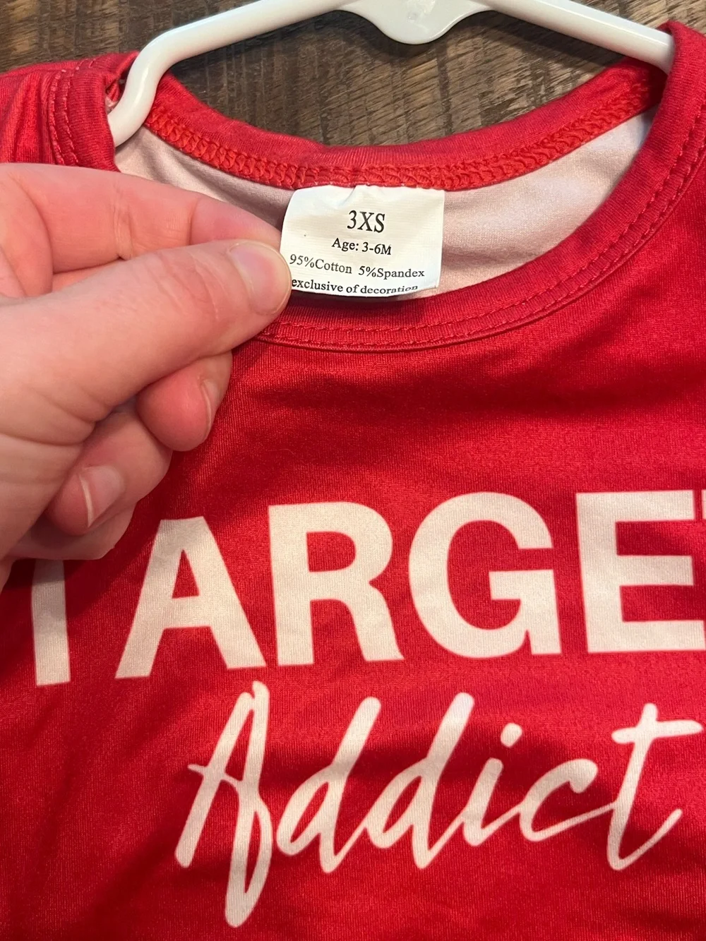Target Addict Red Tee and Graphic Shorts Set
